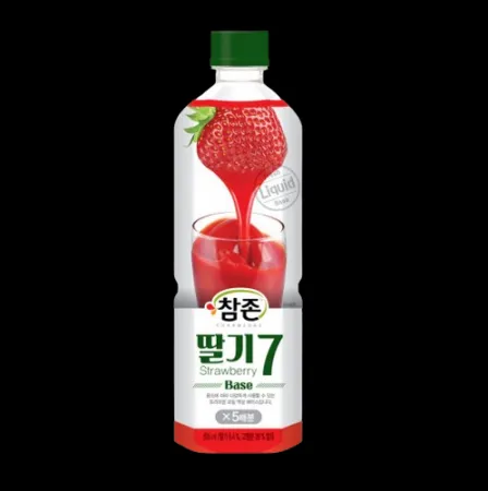 참존 딸기원액 (835ml X 12개) 음료베이스PET 과일음료 대용량 업소용 이미지