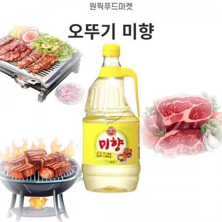 오뚜기 미향 1.8L X 6개 다용도 발효맛술 업소용 대용량
