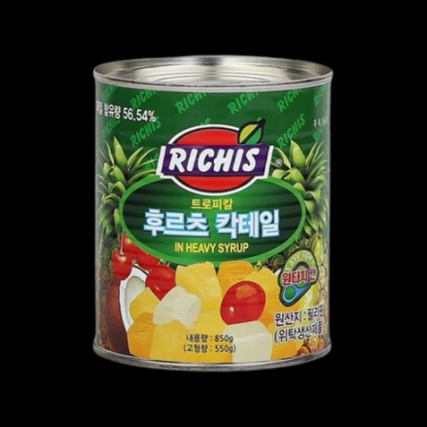 동서 리치스 후르츠칵테일3kgX6개 통조림 업소용 대용량 이미지