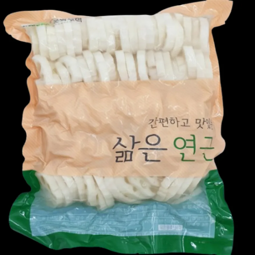 자숙연근1kgX10개 햇연근 슬라이스 업소용 대용량 이미지