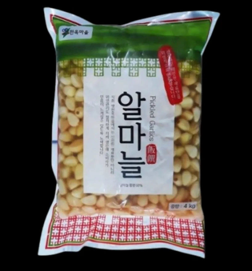 옛한옥마을 알마늘 4kgX4개 마늘절임 대용량 업소용 이미지