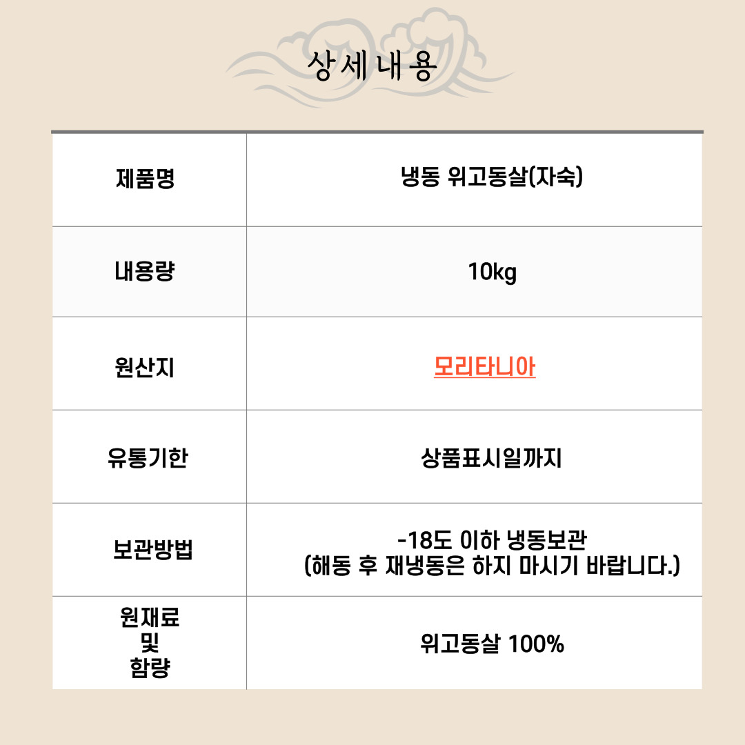 상품정보제공고시