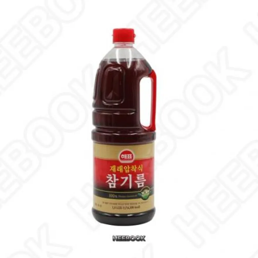 해표 재래압착식 참기름 1.8L X 8개 이미지