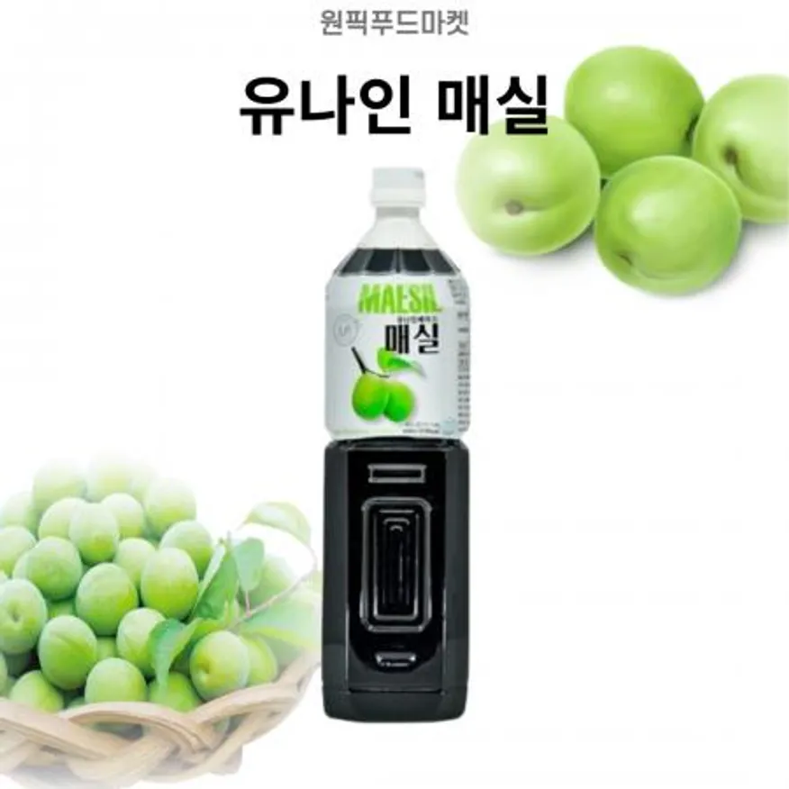 유나인 매실 원액 1.5L X 8개 음료베이스 에이드 드레싱소스 업소용 대용량 이미지