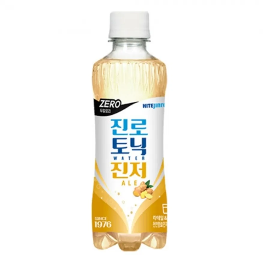 하이트진로 토닉워터 진저에일 제로 300ml PET 24개 이미지