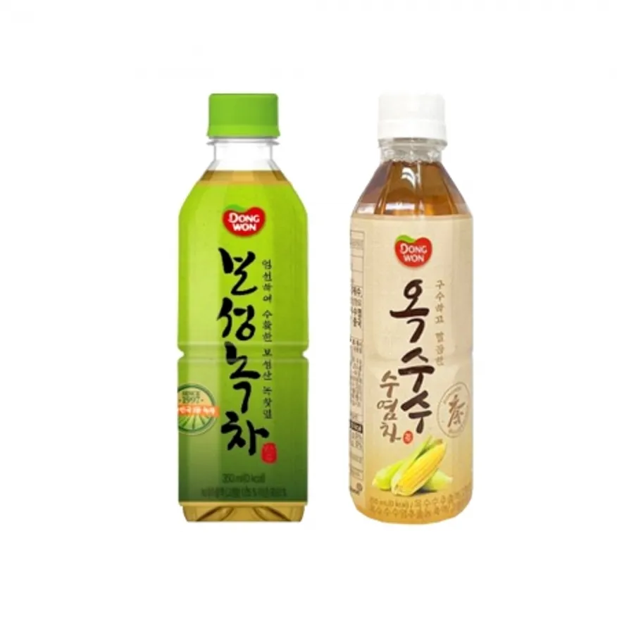 동원 보성 녹차 350ml 12개 + 옥수수 수염차 350ml 12개 이미지