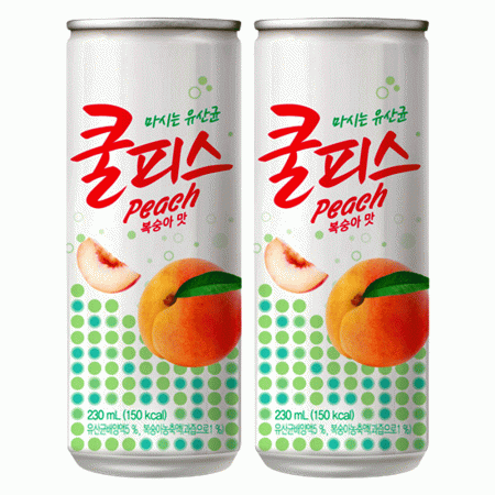 동원 쿨피스 복숭아 230ml 30개