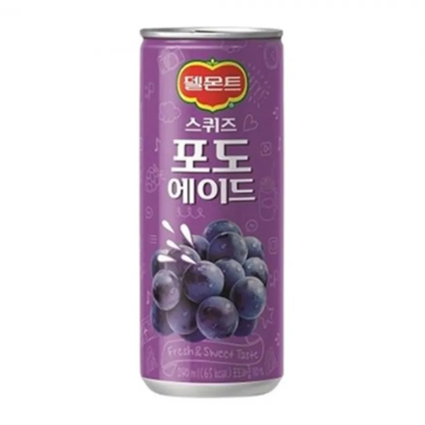 델몬트 스퀴즈 포도에이드 240ml 30개 이미지