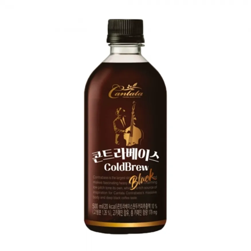 칸타타 콘트라베이스 콜드브루 블랙 500ml 12개 이미지