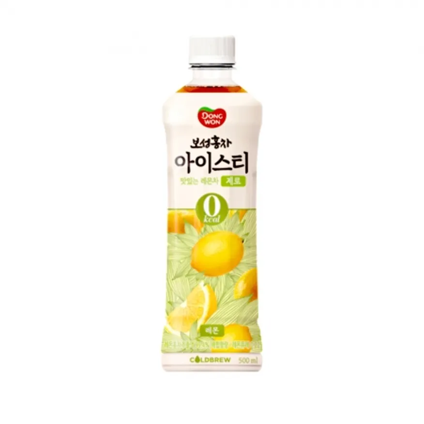 F동원 보성홍차 아이스티 레몬차 제로 500ml 12개 이미지