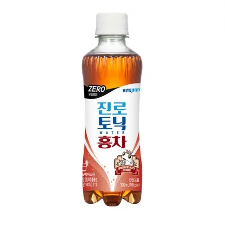 F하이트진로 토닉워터 홍차 제로 300ml PET 12개
