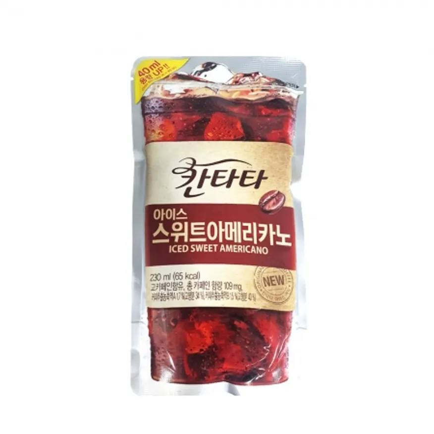 F칸타타 아이스 스위트아메리카노 230ml 파우치 50개 이미지