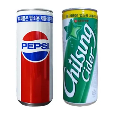 칠성사이다 업소용 245ml 15개 + 펩시콜라 업소용 245ml 15개
