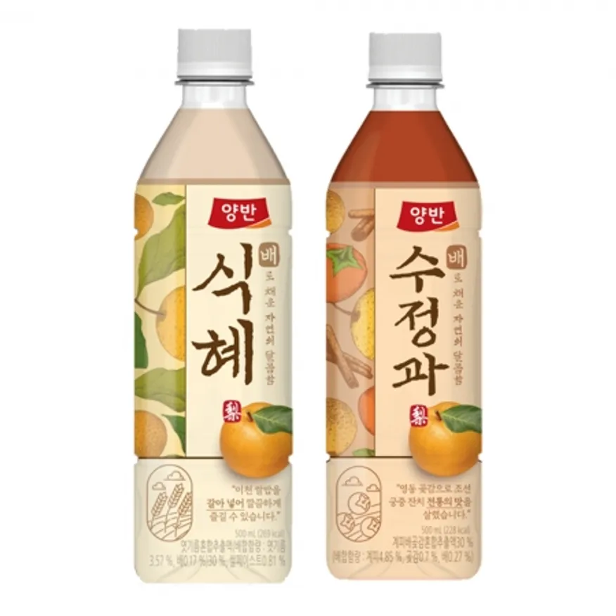 동원 양반 배식혜 500ml 12개+배수정과 500ml 12개 이미지