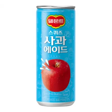 델몬트 스퀴즈 사과에이드 240ml 30개