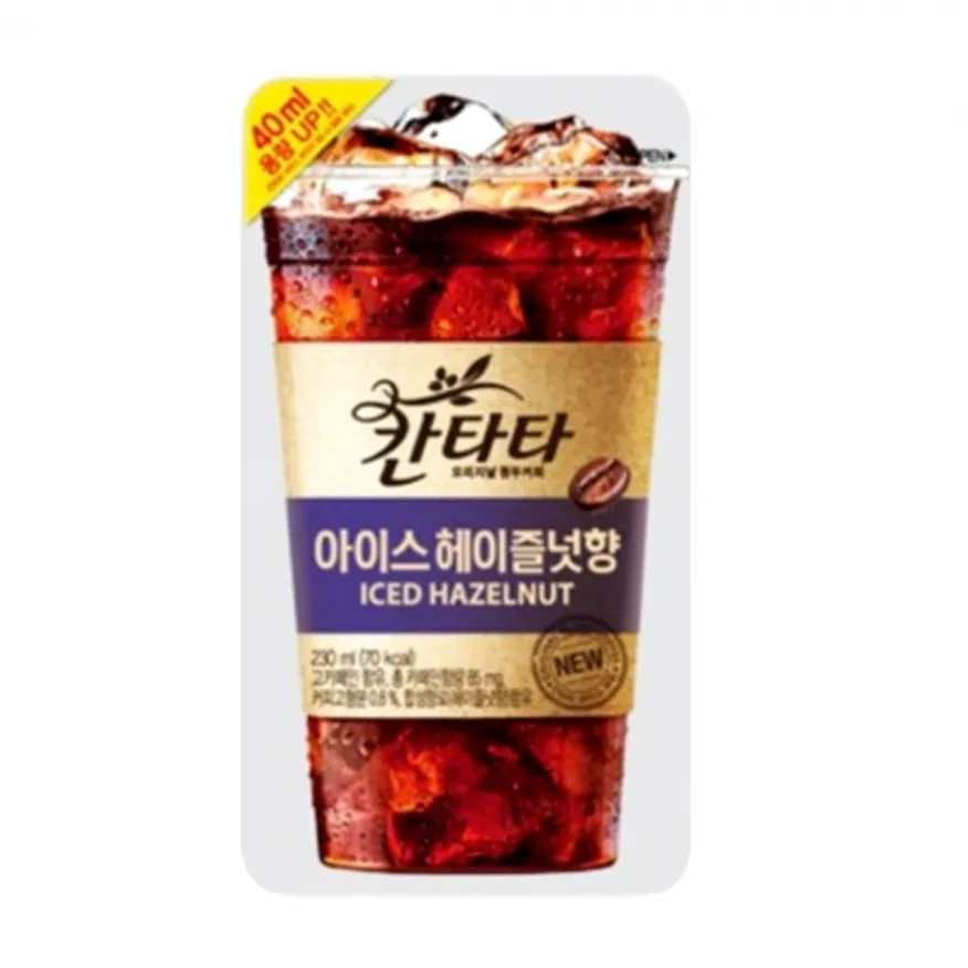 F칸타타 아이스 헤이즐넛 230ml 파우치 50개 이미지