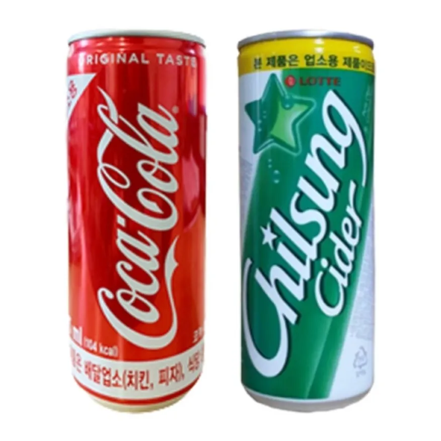 F코카콜라 업소용 245ml 30개 + 칠성사이다 업소용 245ml 30개 이미지