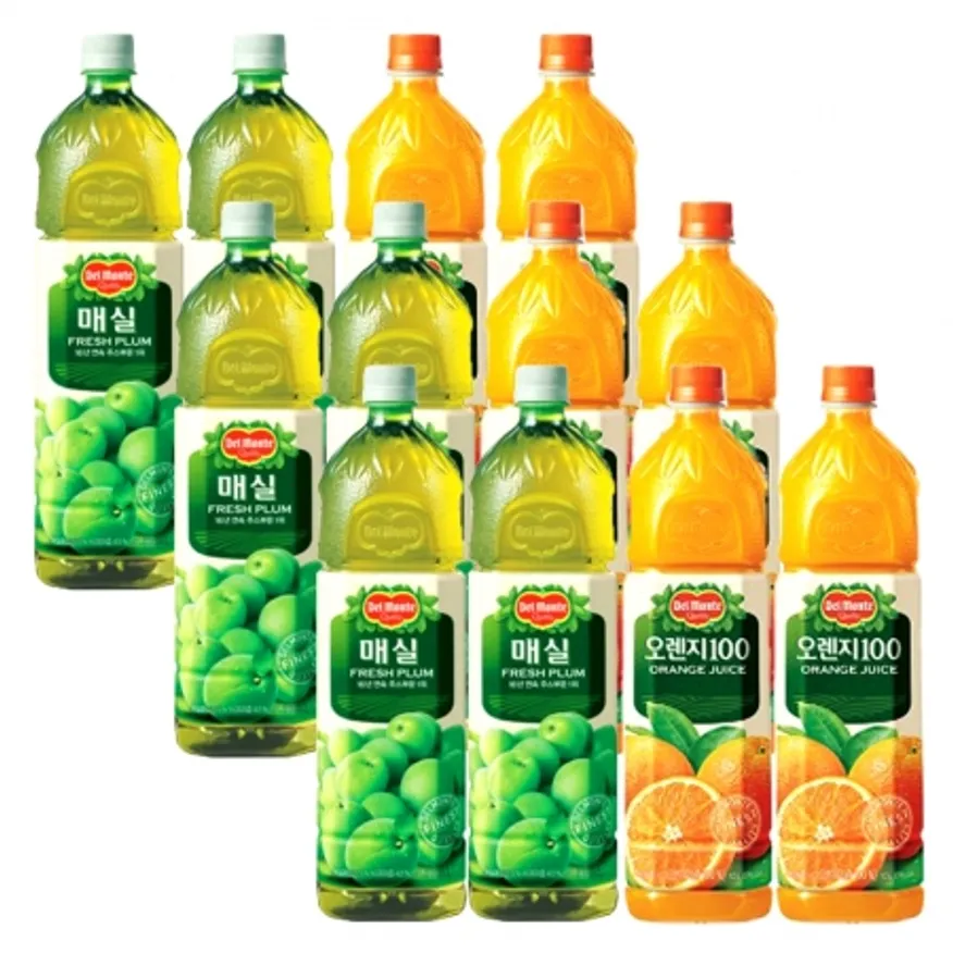 F델몬트 오렌지 1.5L 6개+매실 1.5L 6개 이미지