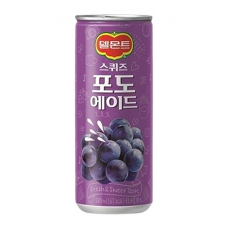 델몬트 스퀴즈 포도에이드 240ml 30개