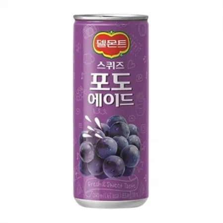 델몬트 스퀴즈 포도에이드 240ml 30개