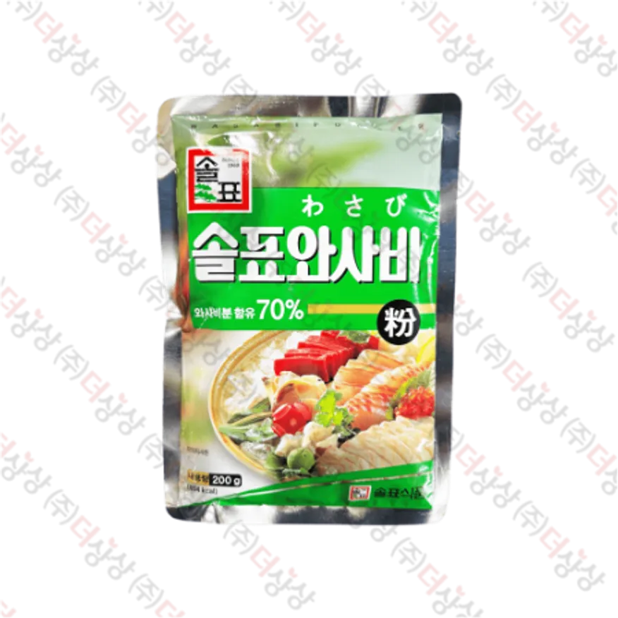 솔표 와사비 200g 고추냉이 와사비분 와사비분말가루 이미지