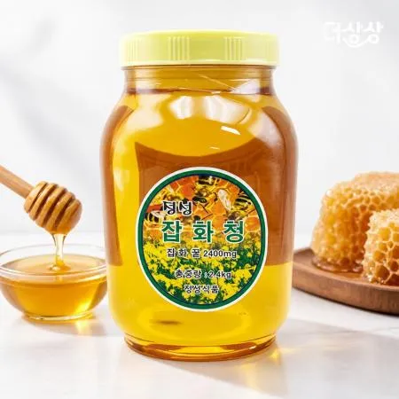 정성 잡화꿀 2.4kg 꿀 베이스 대용량꿀 잡화청