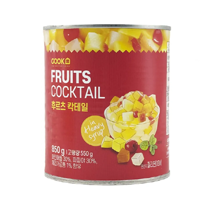 쿡샵 후르츠칵테일 850g 이미지