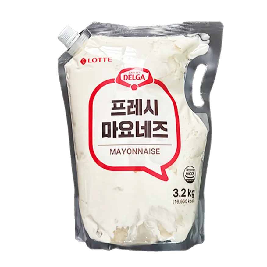 롯데 델가 프레시 마요네즈 스파우트 3.2kg 이미지