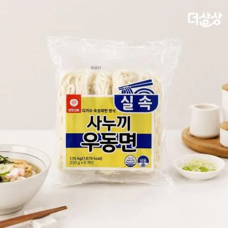 천일 실속 사누끼 우동면 1.15kg (230g x 5ea) 우동사리 볶음우동