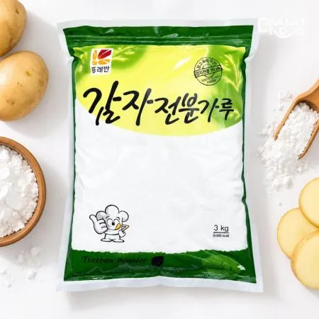 뚜레반 감자전분가루 3kg (수입) 감자분말