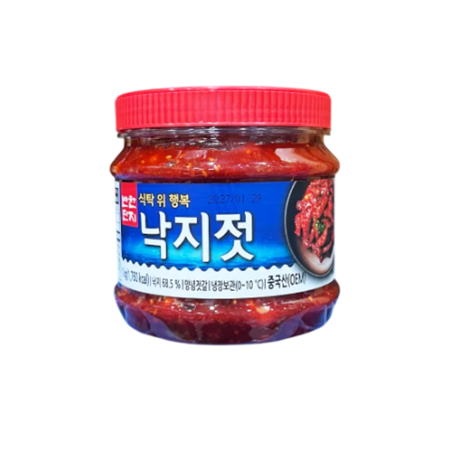 반찬단지 낙지젓 PET 1kg 낙지젓갈 반찬 밑반찬 젓갈 이미지