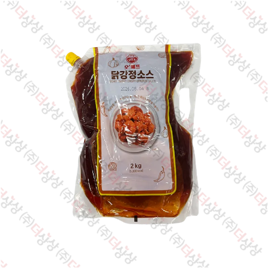 오뚜기 오쉐프 닭강정 소스 (스파우트) 2kg 이미지