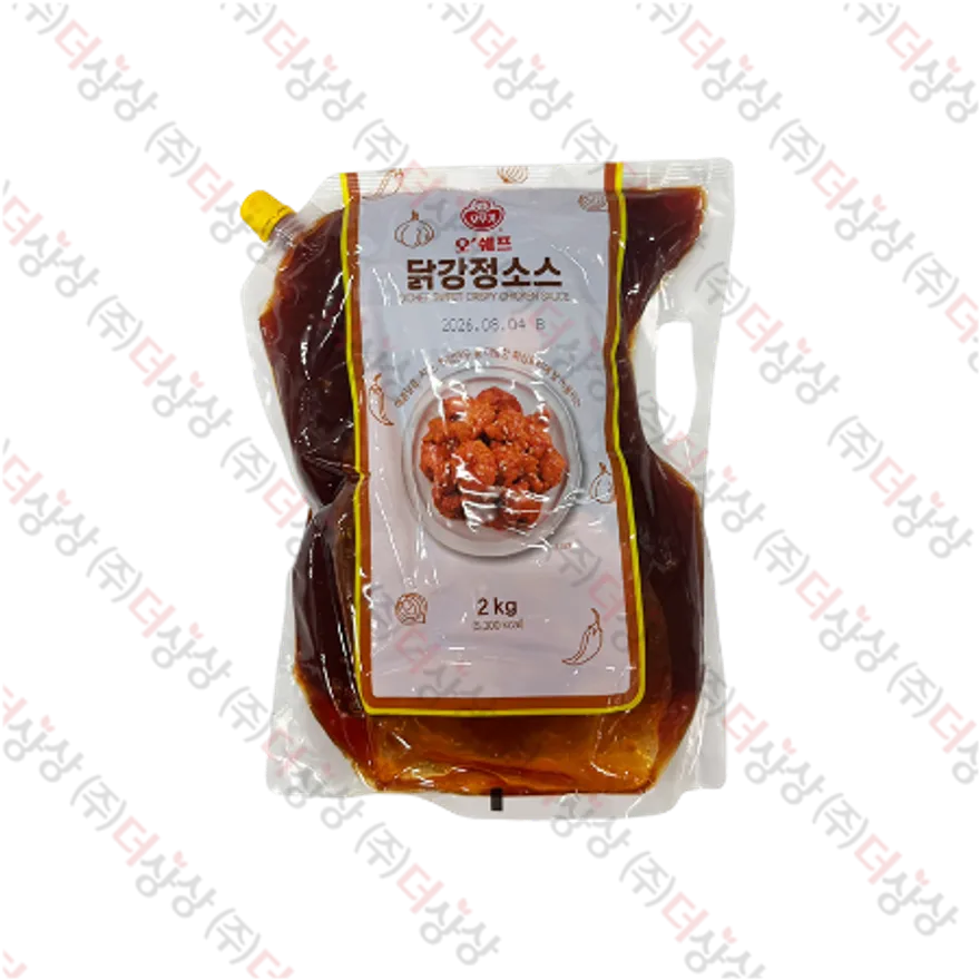 오뚜기 오쉐프 닭강정 소스 (스파우트) 2kg 이미지