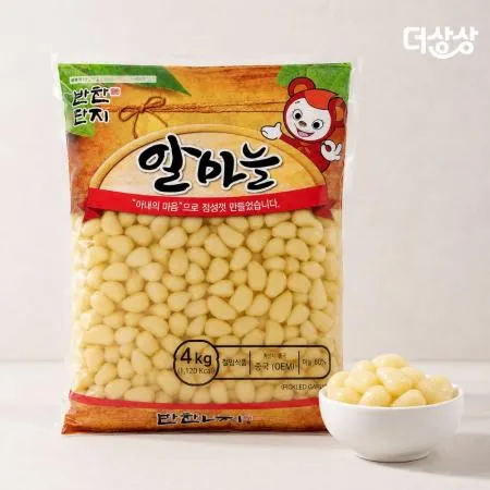 반찬단지 알마늘 초마늘 4kg 대용량 마늘장아찌