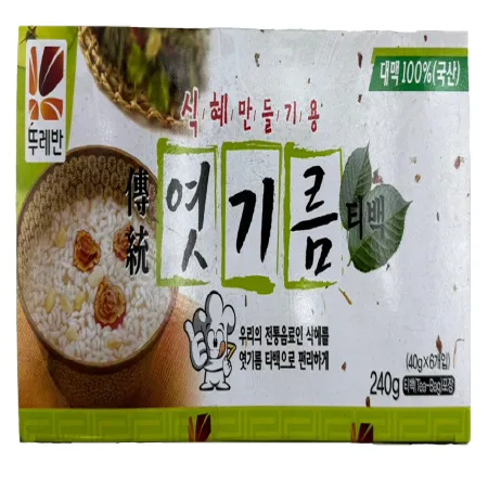 뚜레반 엿기름티백(국산) 240g(40g*6입)