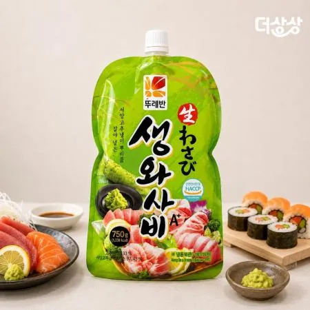 뚜레반 냉동 생와사비 A+ 750g 고추냉이 대용량 일식 스시 초밥