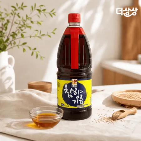 뚜레반 참향기름+ 1.8L 식당용 참깨향기름 향미유
