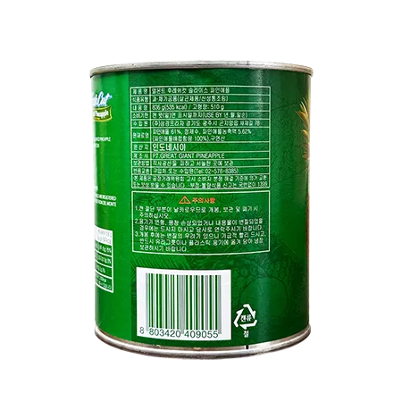 델몬트 파인애플 슬라이스 836g 이미지
