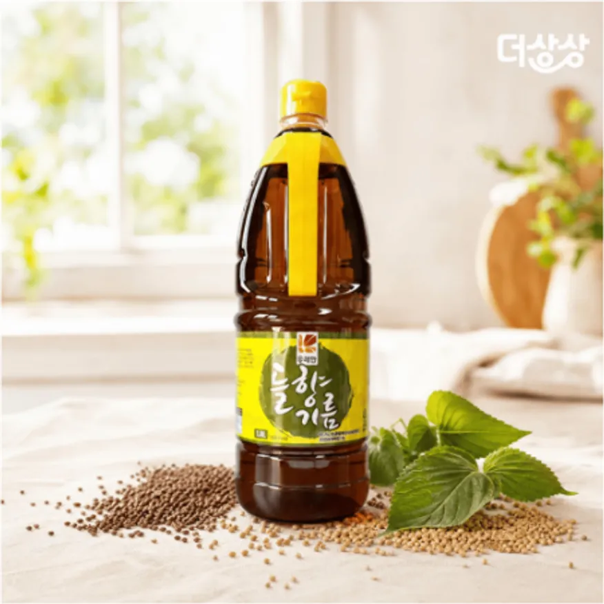 뚜레반 들향기름 1.8L 식당용 들깨향기름 향미유 이미지