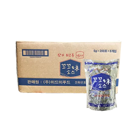 미드미 꼬꼬미 간장소스 6g*200ea 일회용 간장소스 업소용 대용량 이미지