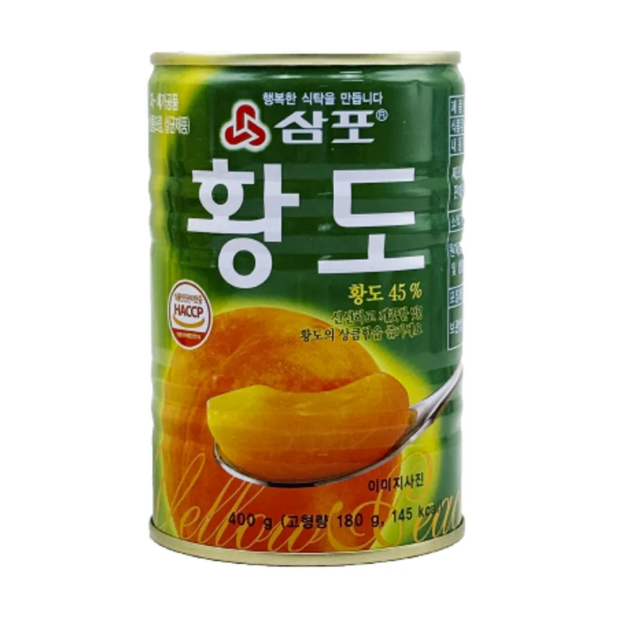삼포 황도 슬라이스 400g 이미지