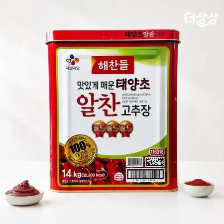 해찬들 태양초 알찬 고추장 14kg 대용량 업소용