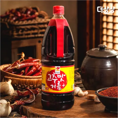 뚜레반 고추맛기름 1.8L 식당용 대용량 고추기름