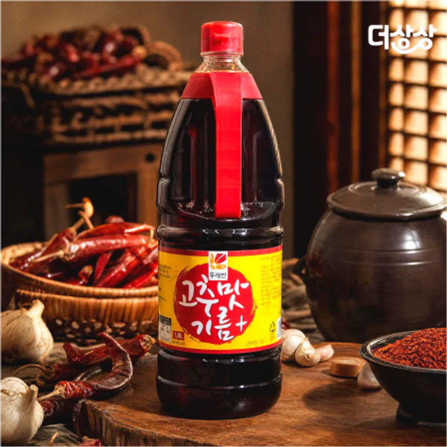 뚜레반 고추맛기름 1.8L 식당용 대용량 고추기름 이미지