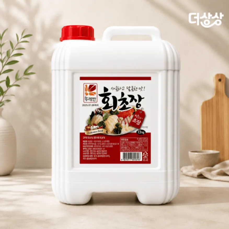 뚜레반 회초장 초고추장 13kg 대용량 업소용 말통 이미지
