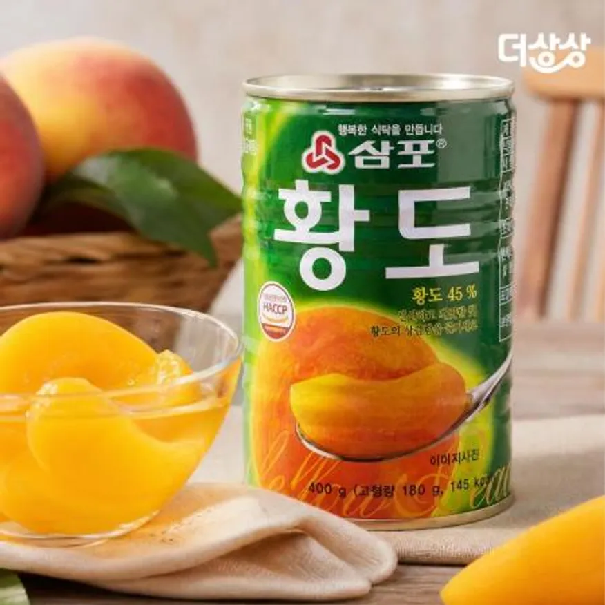 삼포 황도 슬라이스 400g 이미지