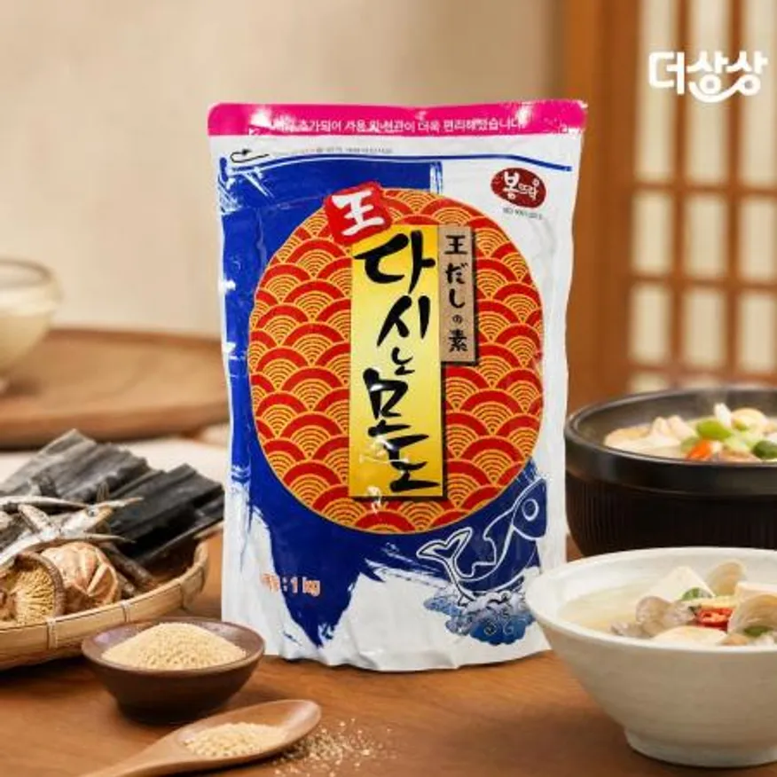 봄뜨락 왕 다시노모도 1kg 일식 가쓰오다시 분말조미료 이미지