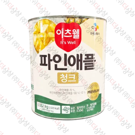 이츠웰 파인애플 청크 3kg
