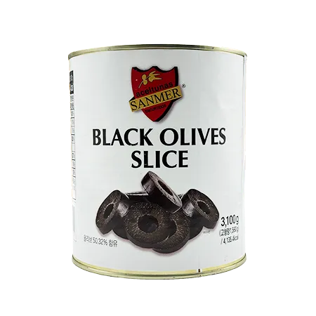 블랙올리브 슬라이스(산머) 3.1kg