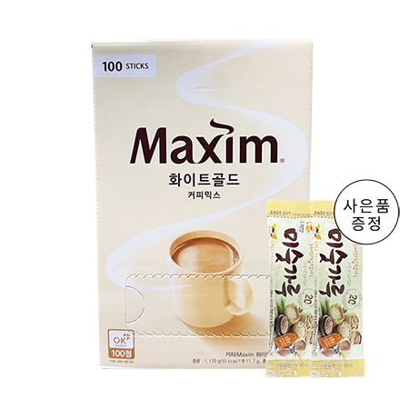 (동서) 맥심 화이트골드 믹스 100T